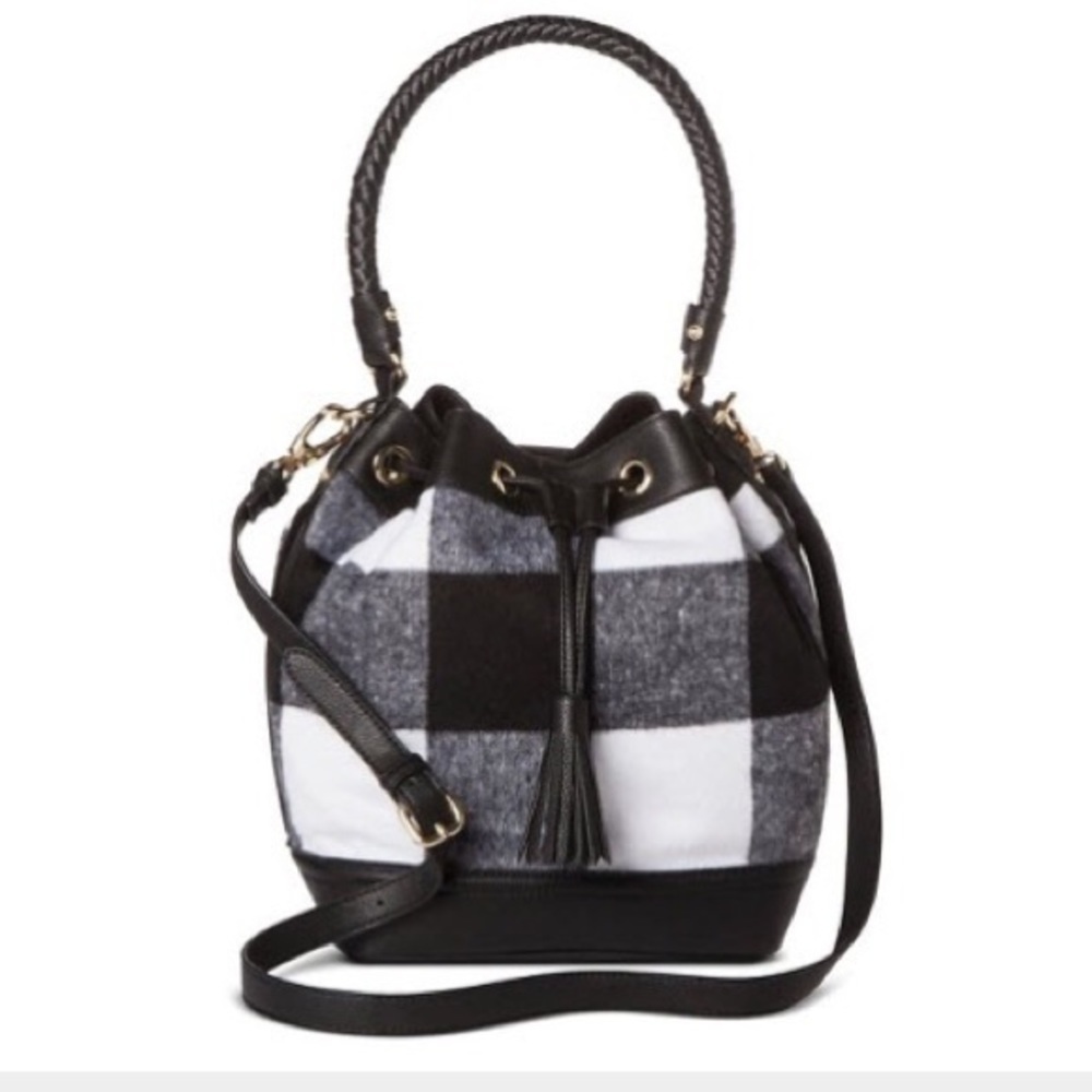 Adam Lippes for Target -- plaid bucket bag